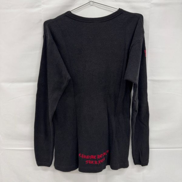 CHROME HEARTS クロムハーツ 刺繍 サーマル 長袖カットソー M