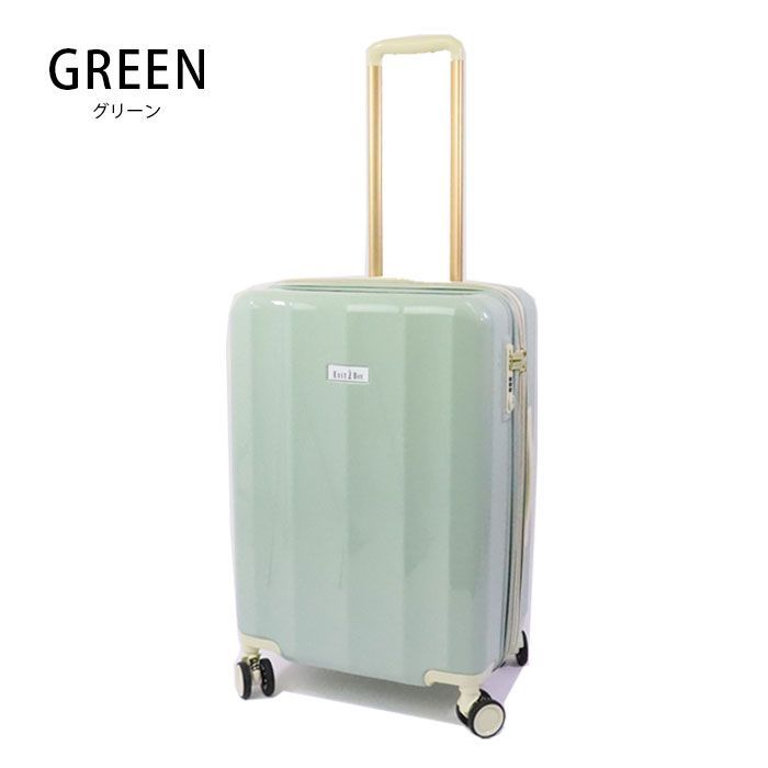 新品送料無料EASTBOY(イーストボーイ)キャリーケース イエロー 50L EASTBOY イーストボーイ スーツケース Mサイズ 拡張 キャリー
