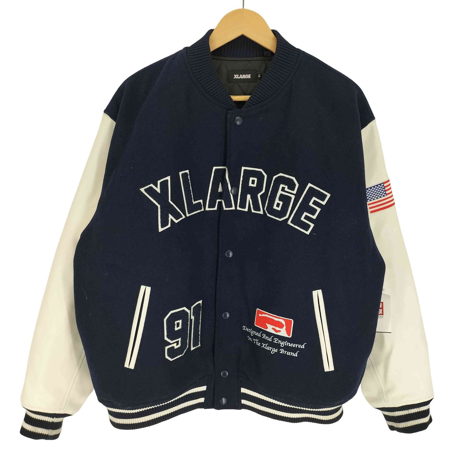 中古　エクストララージ　オリジナルバーシティジャケット 楽天市場】XLARGE OG LOGO VARSITY JACKET エクストララージ