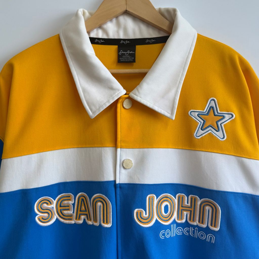 sean john ショーンジョーン　ゲームシャツ　bboy b系　1969 SEAN JOHN ショーンジョン b-boy 2XL ゲームシャツ B系 69