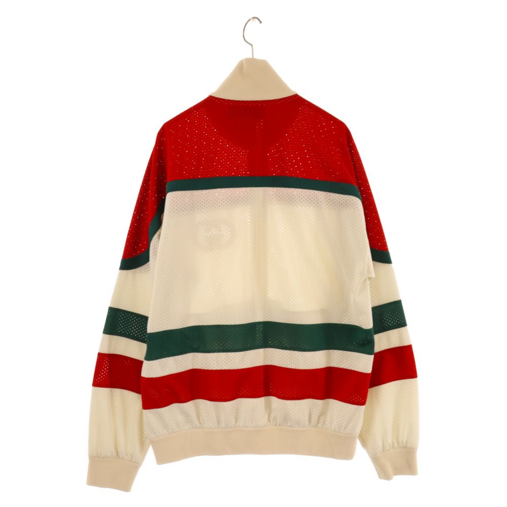 GUCCI (グッチ) メッシュ ファブリック ジップアップジャケット 