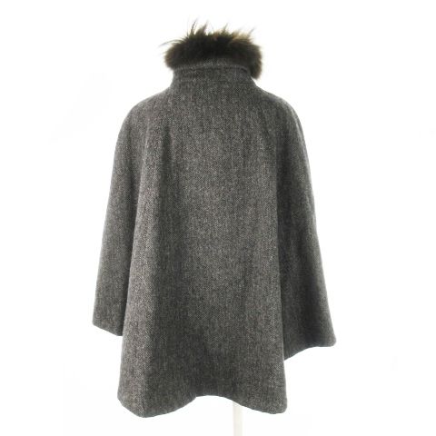美品　イエナ　ケープ　ポンチョ　ショートコート　アルパカ　ツイード　ヘリンボーン 美品 イエナ ケープ ポンチョ ショートコート アルパカ ツイード