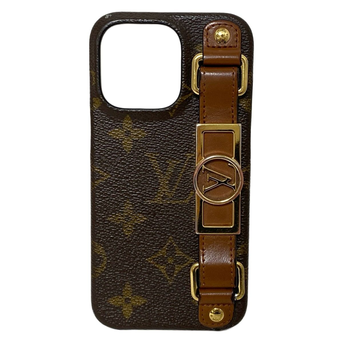 LOUIS VUITTON ルイヴィトン 携帯電話ケース モノグラム IPHONEバンパードーフィーヌ13 PRO M81214 モノグラム×ブラウン iPhoneケース