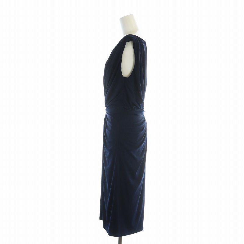 関税送料込【TADASHI SHOJI】ロング ドレス ドレープ ブラック FALL/WINTER 2025 COLLECTION 〜時を巡るラブレター