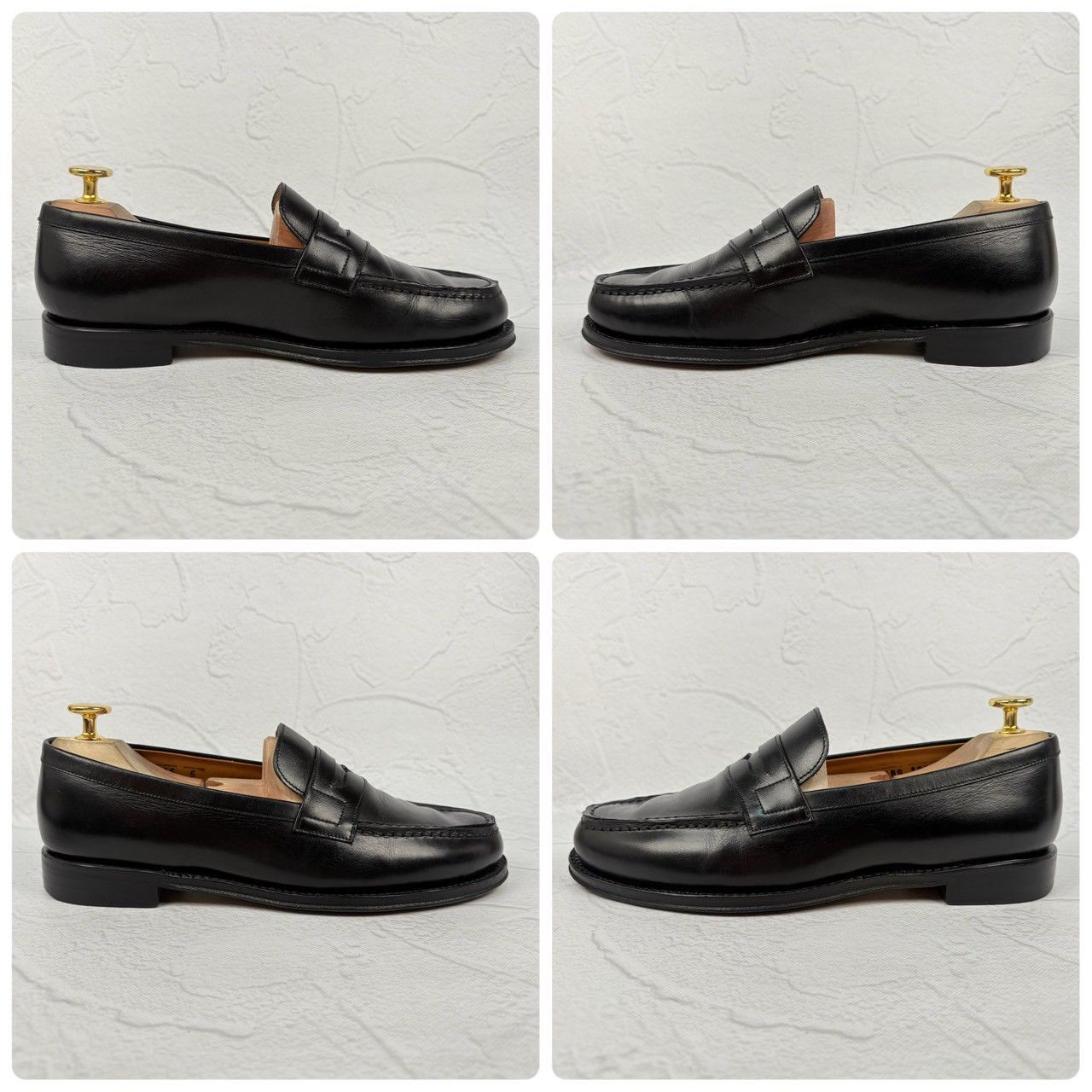良品】Jalan Sriwijaya ジャランスリワヤ 98589 コインローファー 黒 
