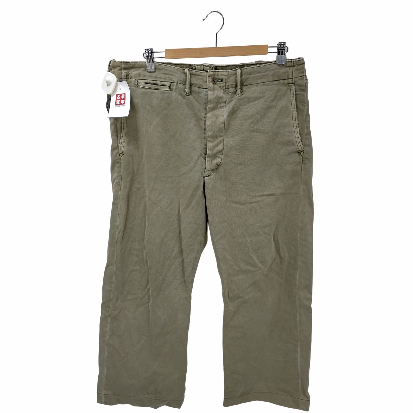 ダブルアールエル ラルフローレン RRL RALPH LAUREN 白タグ ボタンフライチノパンツ メンズ  34/32