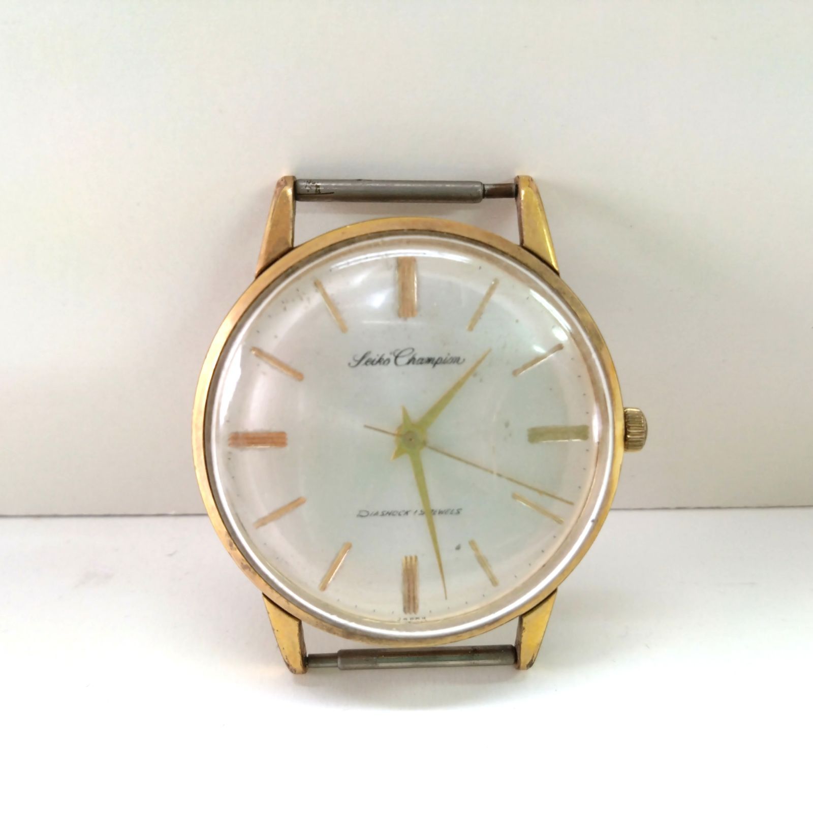 45 SEIKO セイコー Champion チャンピオン 15025DE 19石 アンティーク 