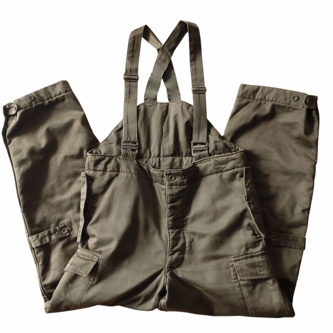 古着 オーストリア軍実品 81年製 寒冷地用オーバーオール ミリタリー 実寸W38L31 A1528