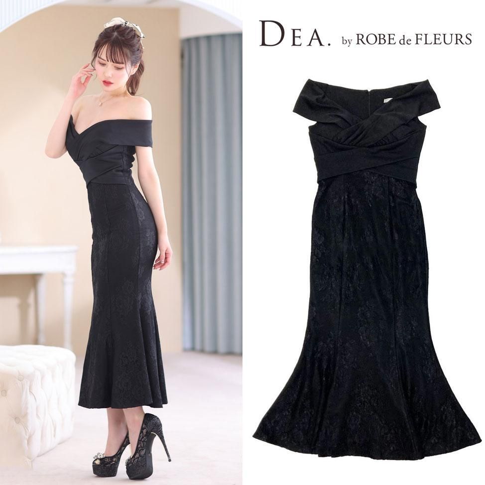 ROBE de FLEURS[ローブドフルール] オフショル　マーメイド　ドレス DEA. by ROBE de FLEURS / ディアバイローブドフルール