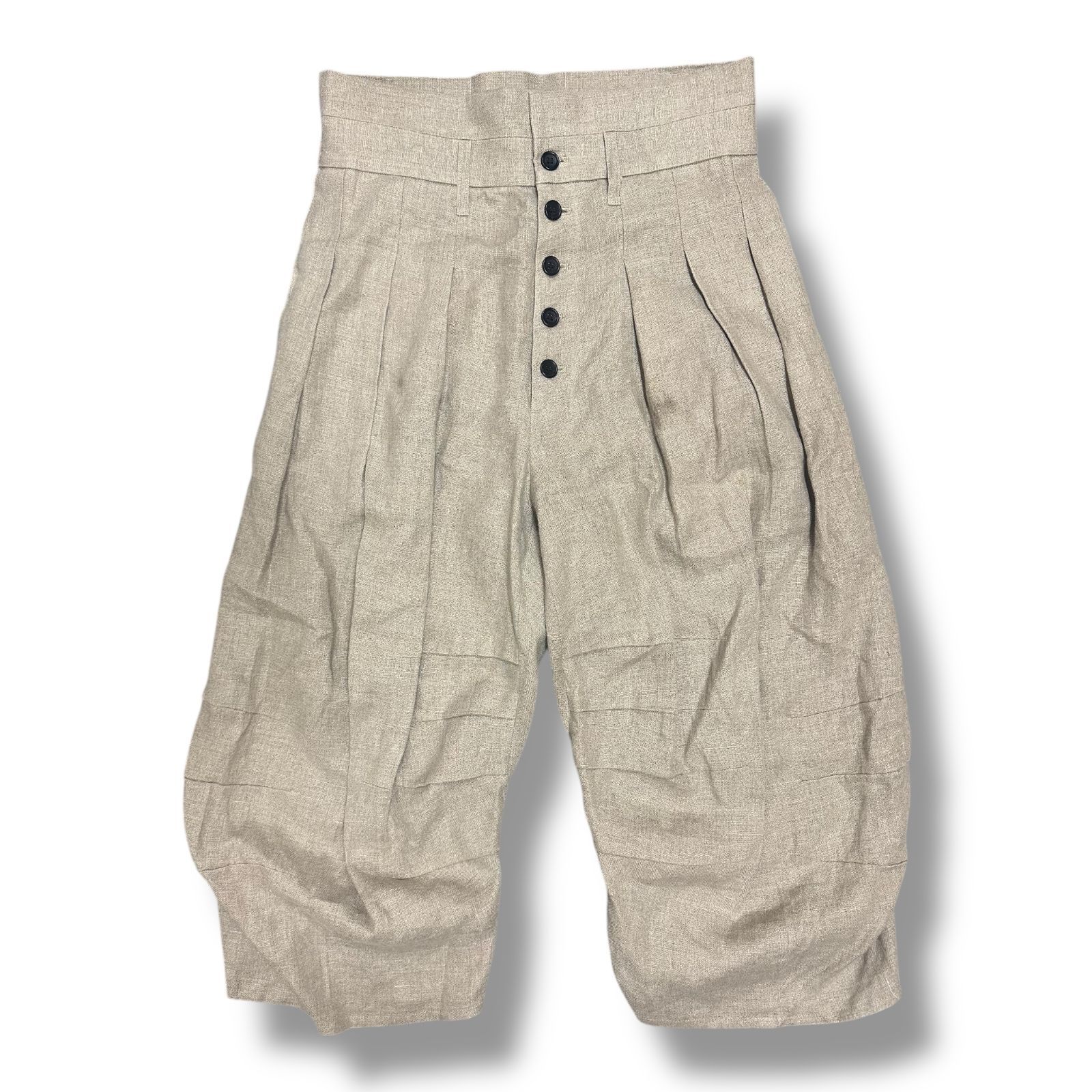 Christopher Nemeth リネンワイドサルエルパンツ クリストファーネメス M 80331A4