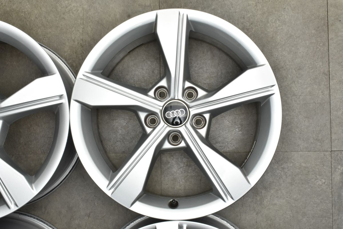 アウディA4純正 7.5J-17 off+45 pcd112/5H ハブ径67ミリ M14ミリボルト対応 品番：8K0 601 025 B ホイールのみ4本セット アウディA6純正 7.5J-17 off+45 pcd112⁄5H 225⁄50R17 ラジアルタイヤ付き