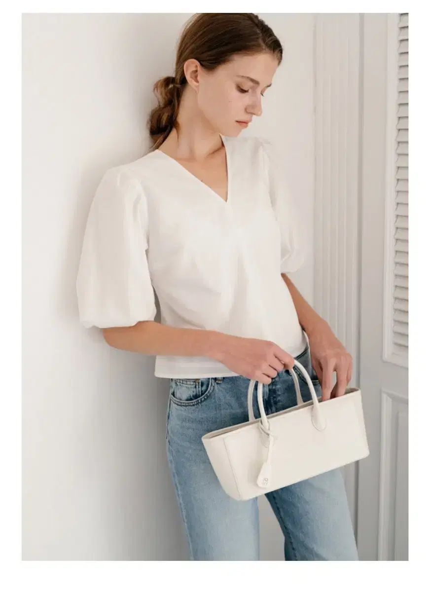 シエ 르 셀リナ コットン ブラウス