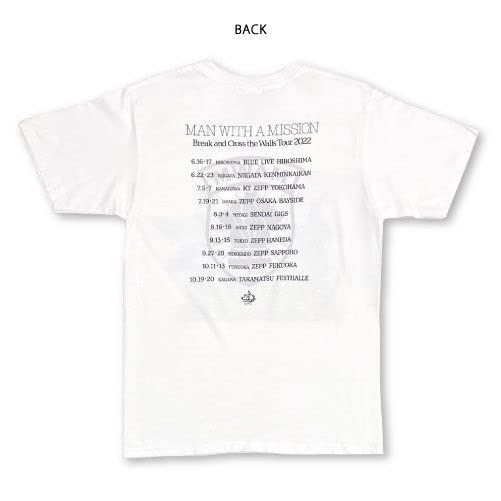 MAN WITH A MISSION（マンウィズアミッション）公式グッズ 2022 B.C.Wツアーフォト Tシャツ（B） (XL) [XL]