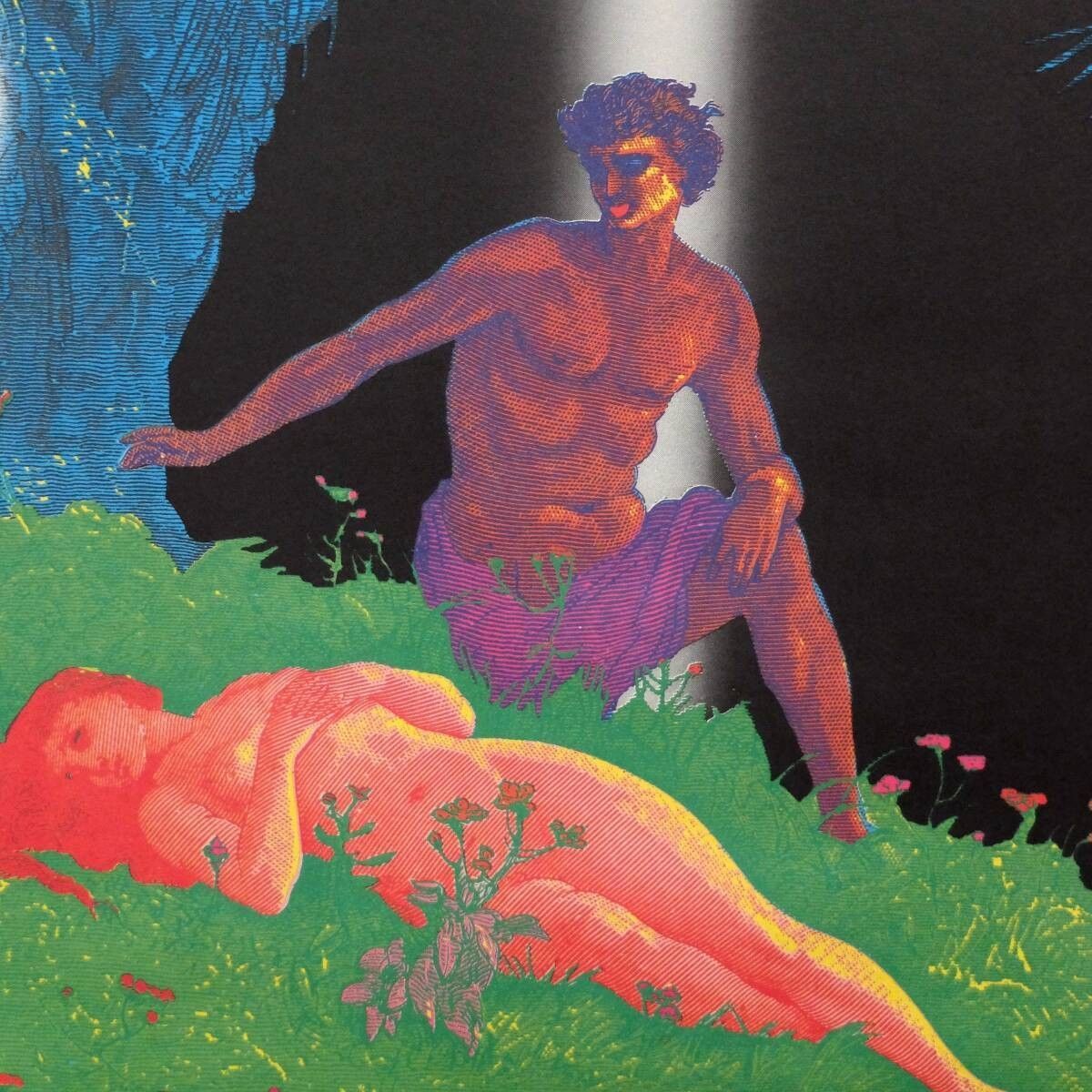 横尾忠則ポスター カレンダー 1975年1月 103×68cm A1程度 大型