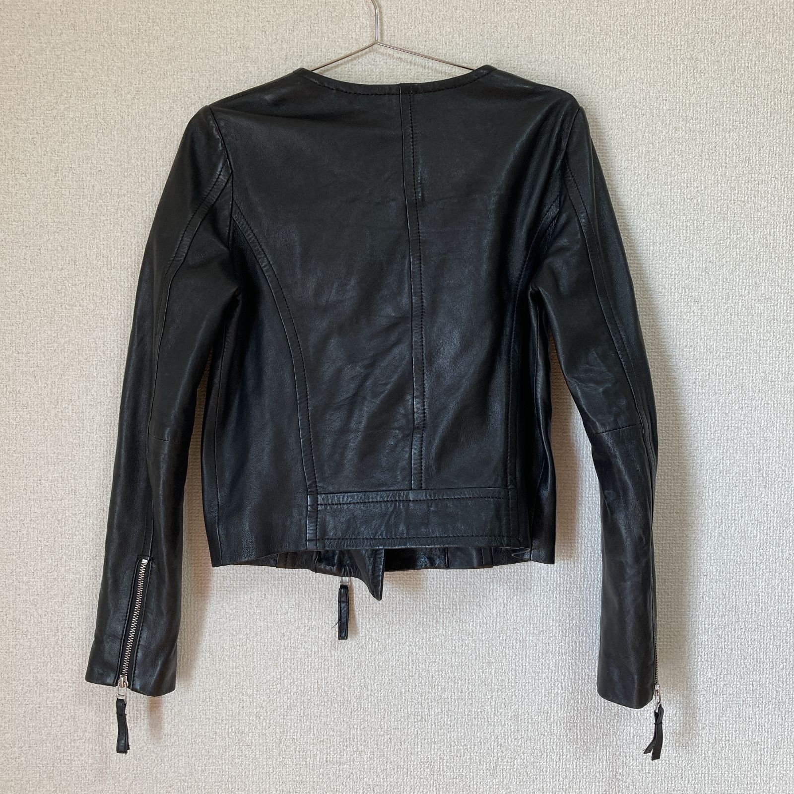 SCOT CLUB スコットクラブ 38 M相当 ブラック ライダースジャケット 