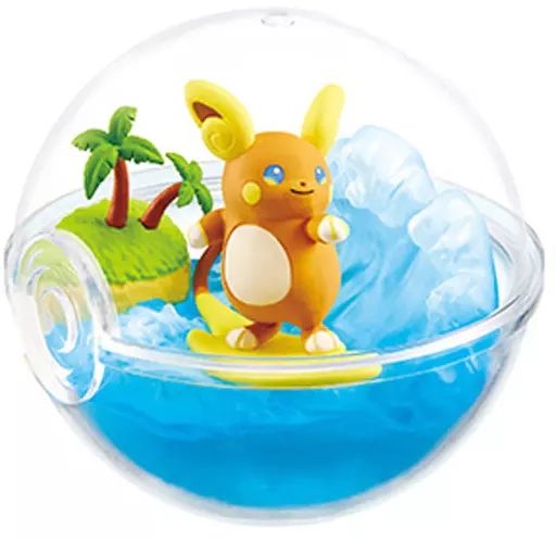 ポケモンテラリウムコレクション　ピカチュウといっしょ　アローラ地方 中古】食玩 トレーディングフィギュア 6.アローラライチュウ