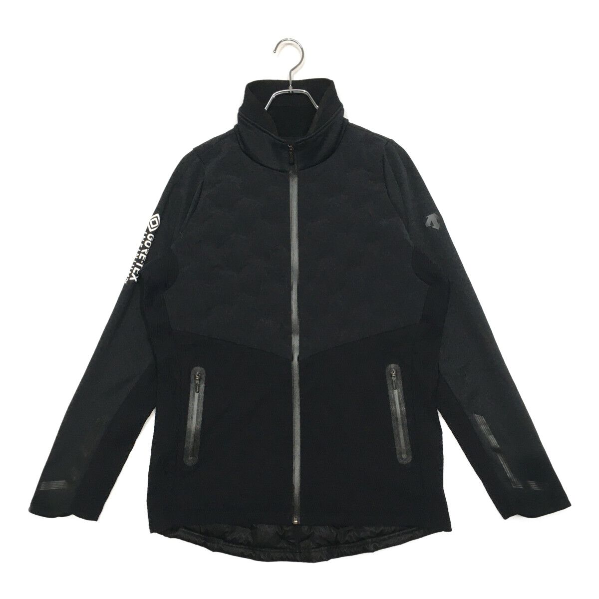 メンズ デサントゴルフ DESCENTE GOLF ダウンジャケット XO 黒 ブラック GORE-TEX フルジップ 袖裏起毛