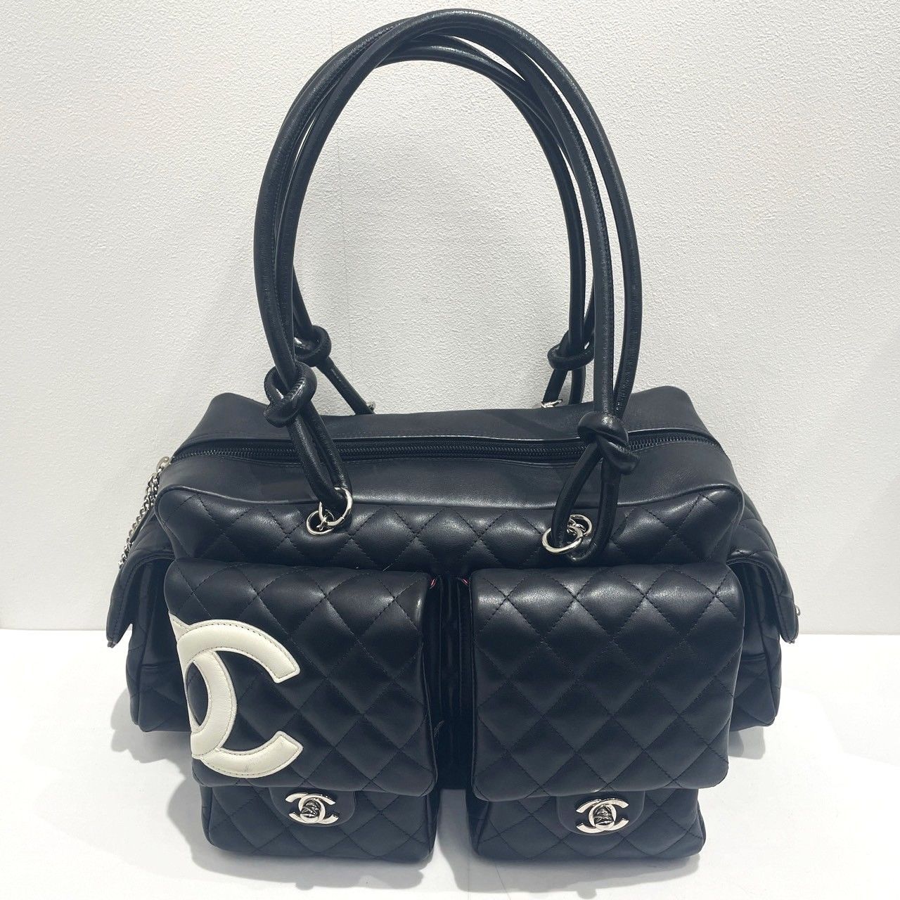 ☆CHANEL シャネル カンボンライン マルチホケット ショルダーバッグ  