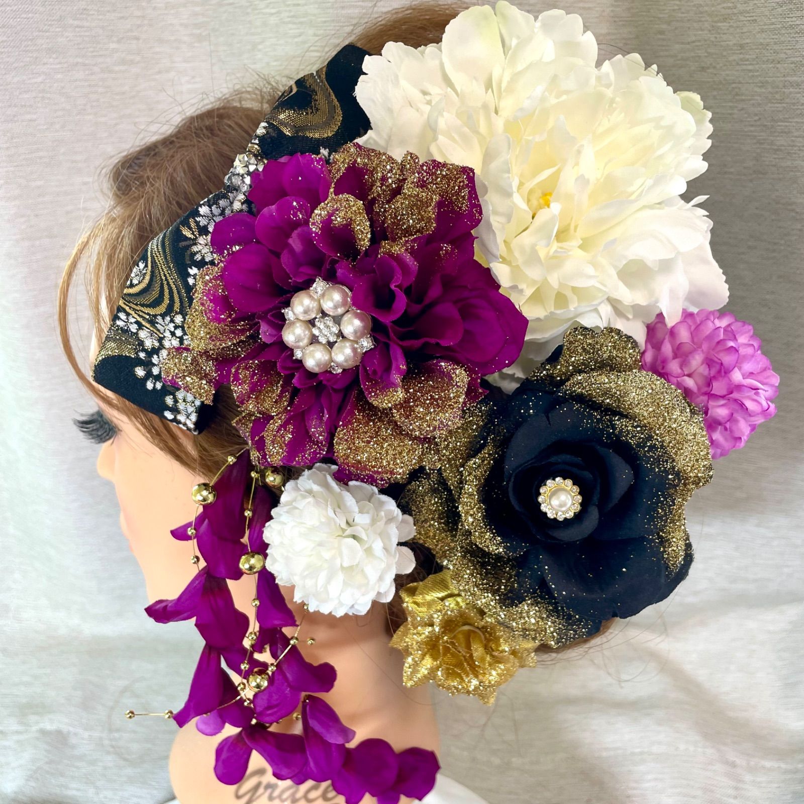 結婚式 イベント髪飾り