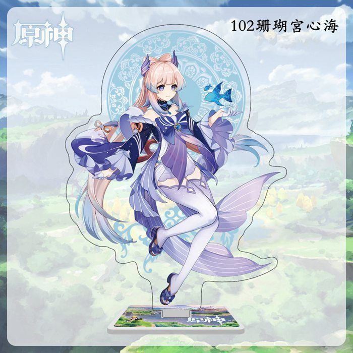 原神　アクリルスタンド　アクスタ　スイパラ柄　珊瑚宮心海　楓原万葉　雷電将軍 原神 珊瑚宮心海 アクスタ アクリルスタンド - メルカリ