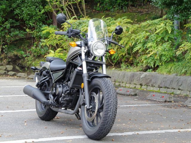 レブル250 レブル500 専用 ウィンドスクリーン ロングクリア