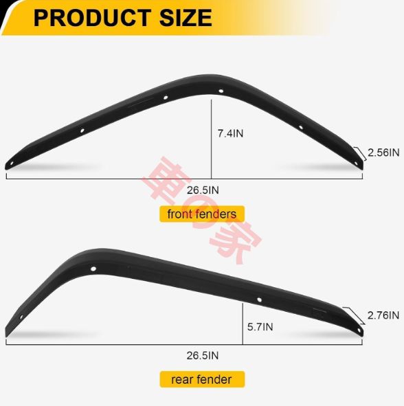 フロント＆リアフェンダーフ 4個セット 適合 ジープ ラングラー JK JKU 4ドア 2007-2017 オフロードホイールフ ライナーCYB679定番人気 FFCRYSTALESIA_COM