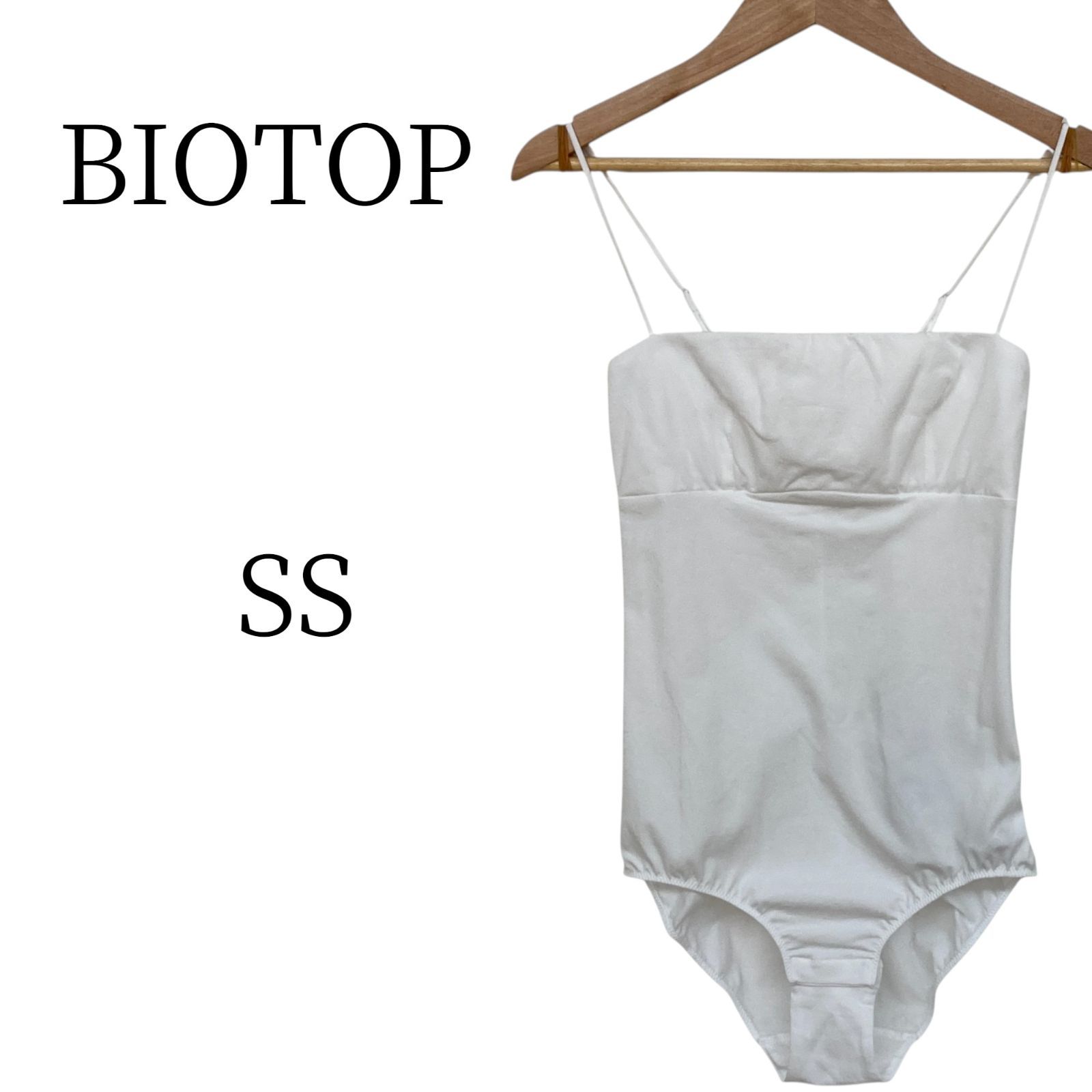 ★美品 BIOTOP ビオトープ 白 ノースリーブ その他 XS (SS)