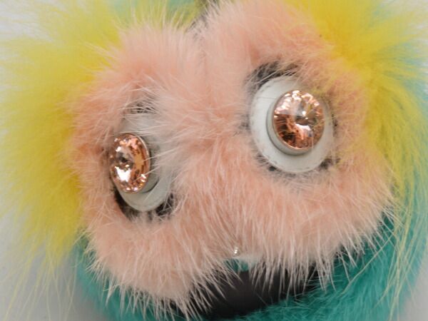 FENDI フェンディ ファー素材 人形型キーホルダー FENDI