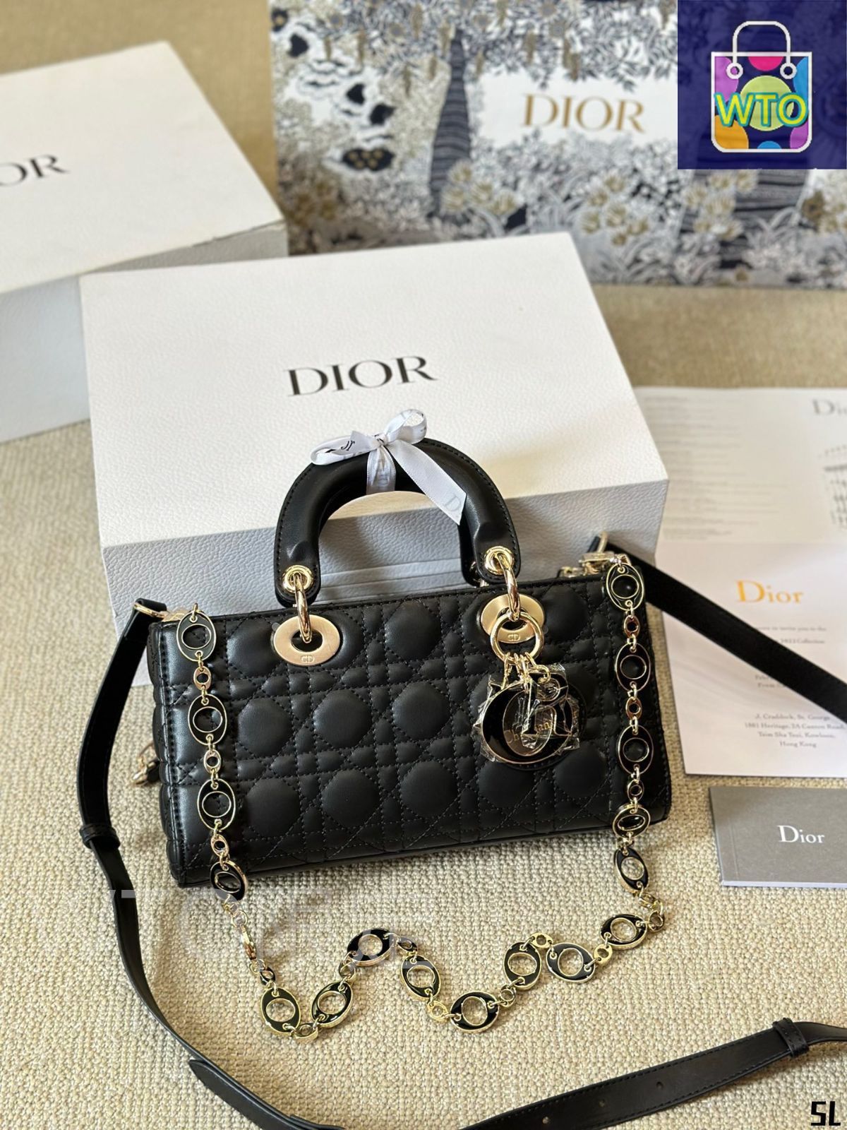 Dior/ハンドバッグ、リュック、小銭入れ、手首バッグ
