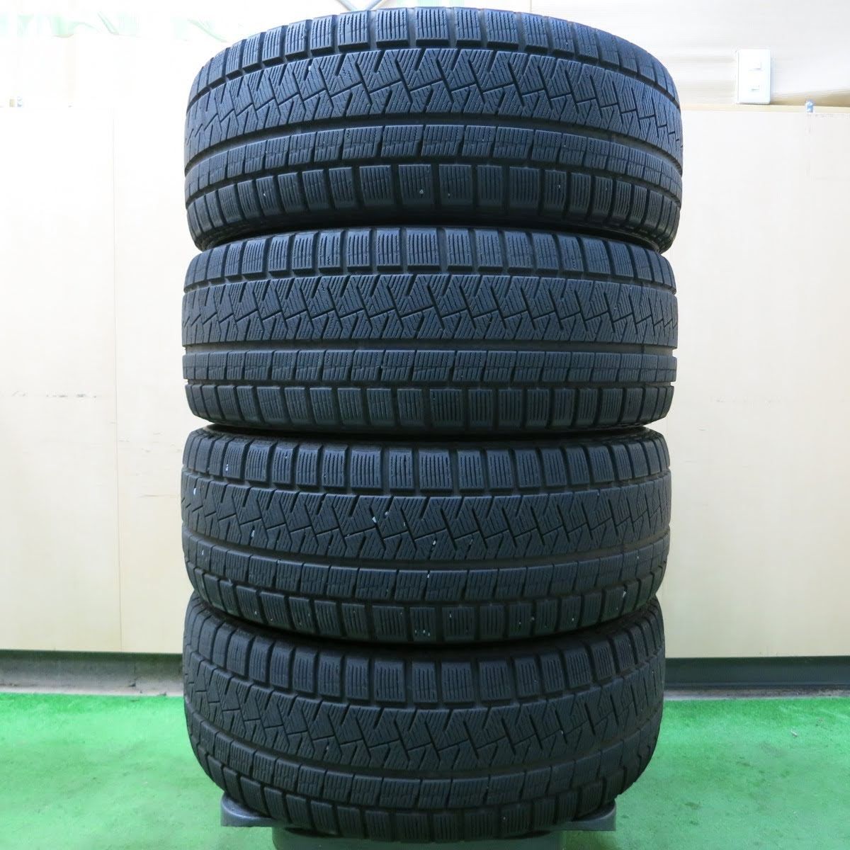 [送料無料]キレイ★ボルボ V70 純正 225/50R17 スタッドレス ピレリ アイスアシンメトリコ 17インチ  PCD108/5H★3080304イス