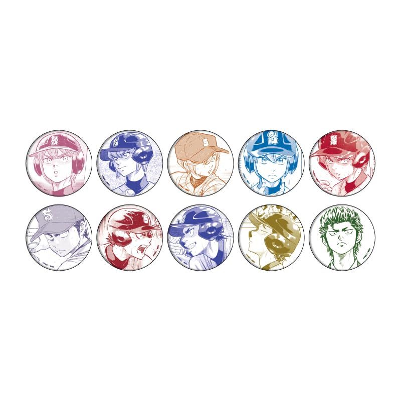 ダイヤのA act 21 小湊春市u0026倉持洋一BOX[公式イラスト] 缶バッジ 10個入りBOX