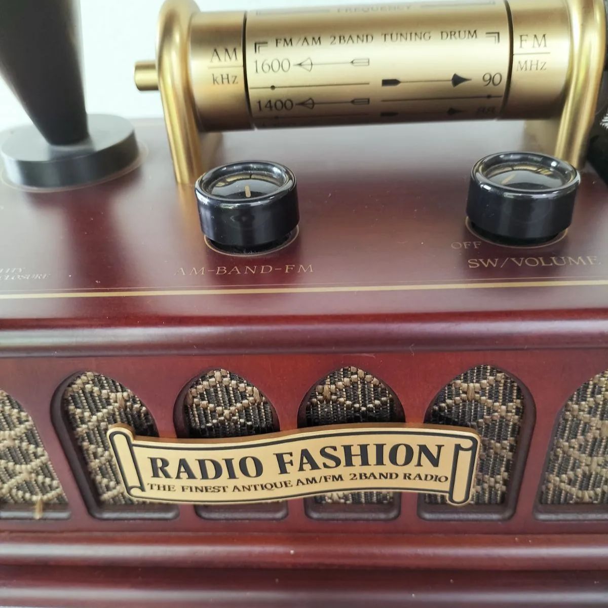 ラジオ　RADIO  FASHION  SERIES  アンティークラジオ木製