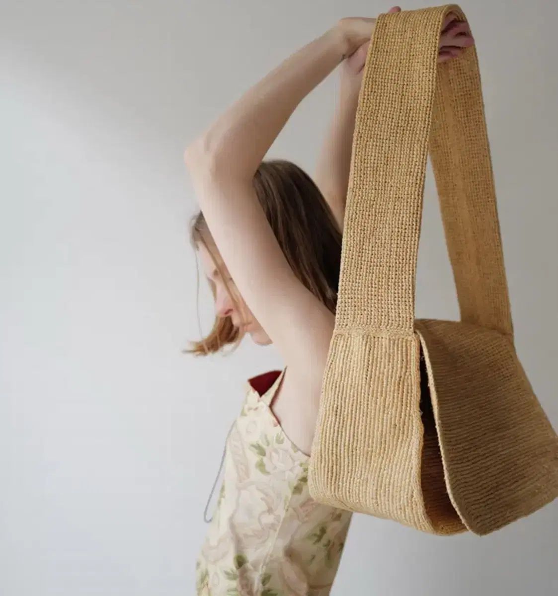 Archivepke(アーカイブエプク) ラフィア トゥクバック 使者 Archivepke