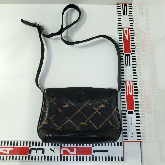ロンシャン Longchamp レザー ホース柄 斜め掛け ショルダーバッグ 