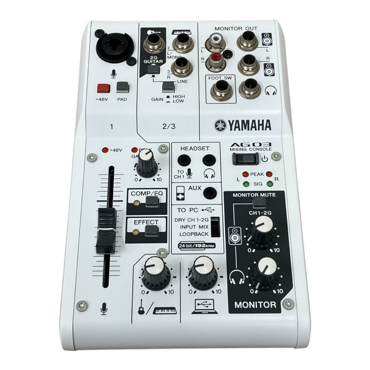 YAMAHA AG03 ヤマハ オーディオインターフェイス 音響