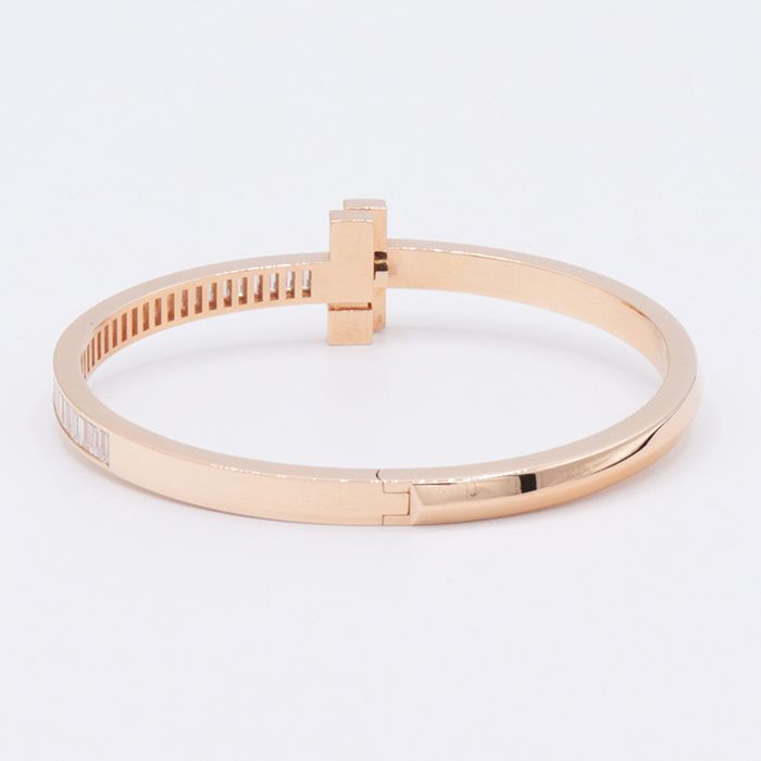 TIFFANY&Co. ティファニー Tワン ワイドヒンジバングル バゲットカット  