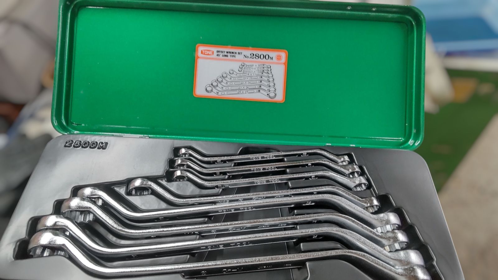 TONE メガネレンチセット45°＃2800M ８本セット ♥ 処分品 HRDEVELOPMENT_JP