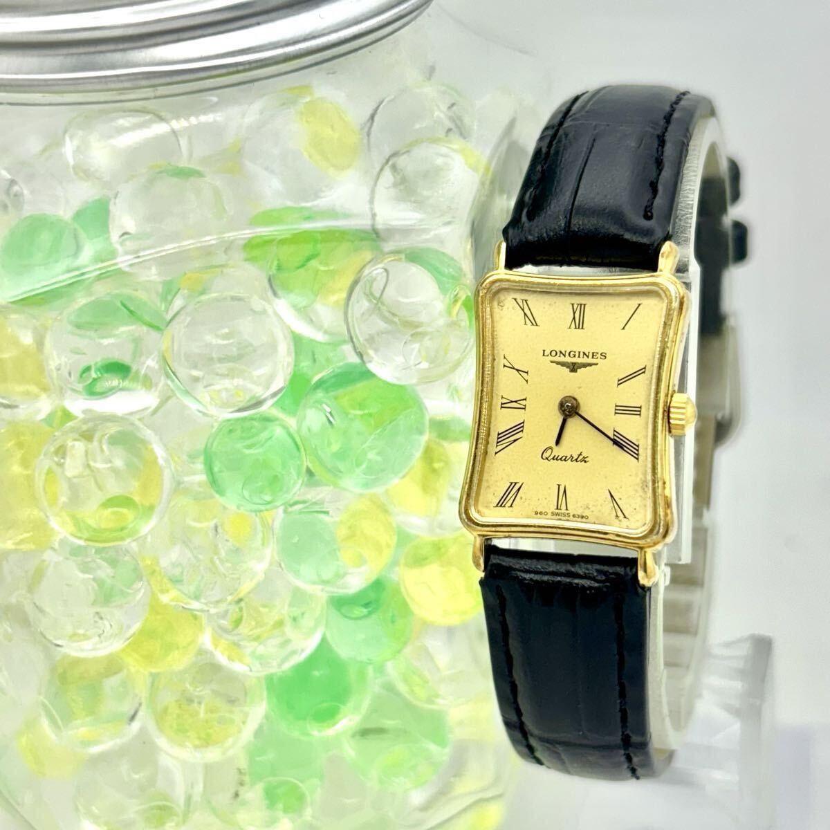 ロンジン ゴールド 新品ベルト 新品電池 レディース 腕時計 876 新品電池】LONGINES ロンジン レディース 腕時計 ゴールド 新品ベルト