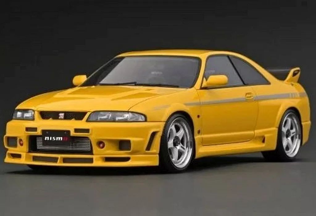 ミニカー 1|18 NISMO 400R BCNR33 イエロー IG3658