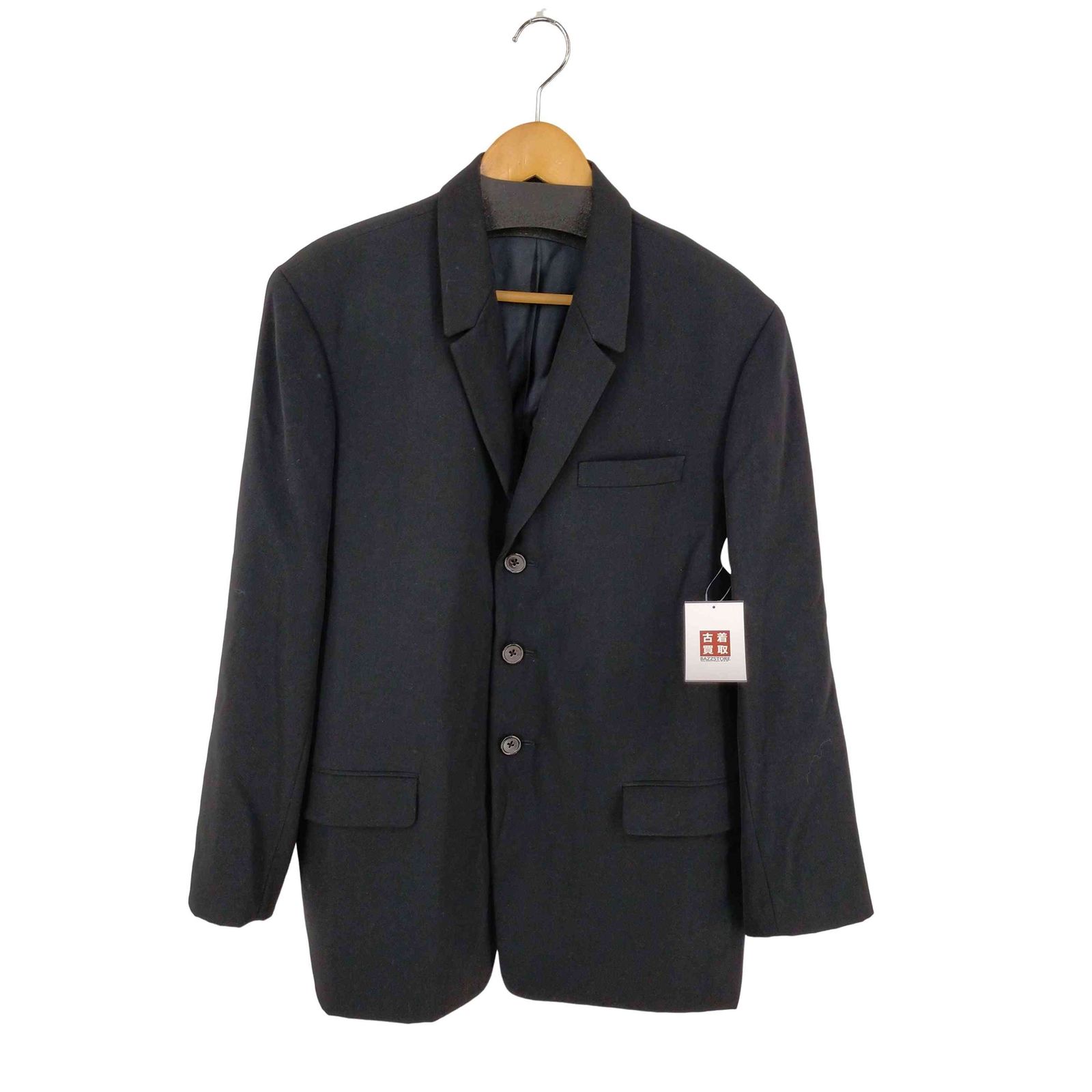 ワイズ テーラードジャケット Y's 変形 ポケット 奇抜カラー 青