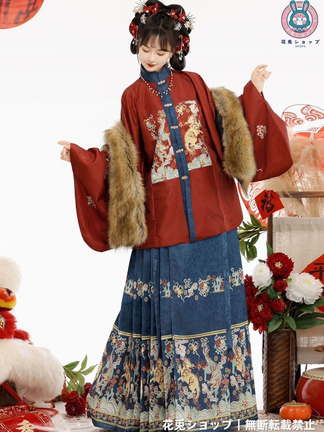 未使用 書道具 木製金梨地 タイヤ型 金彩秋草蒔絵 文庫 収納ケース 紙箱