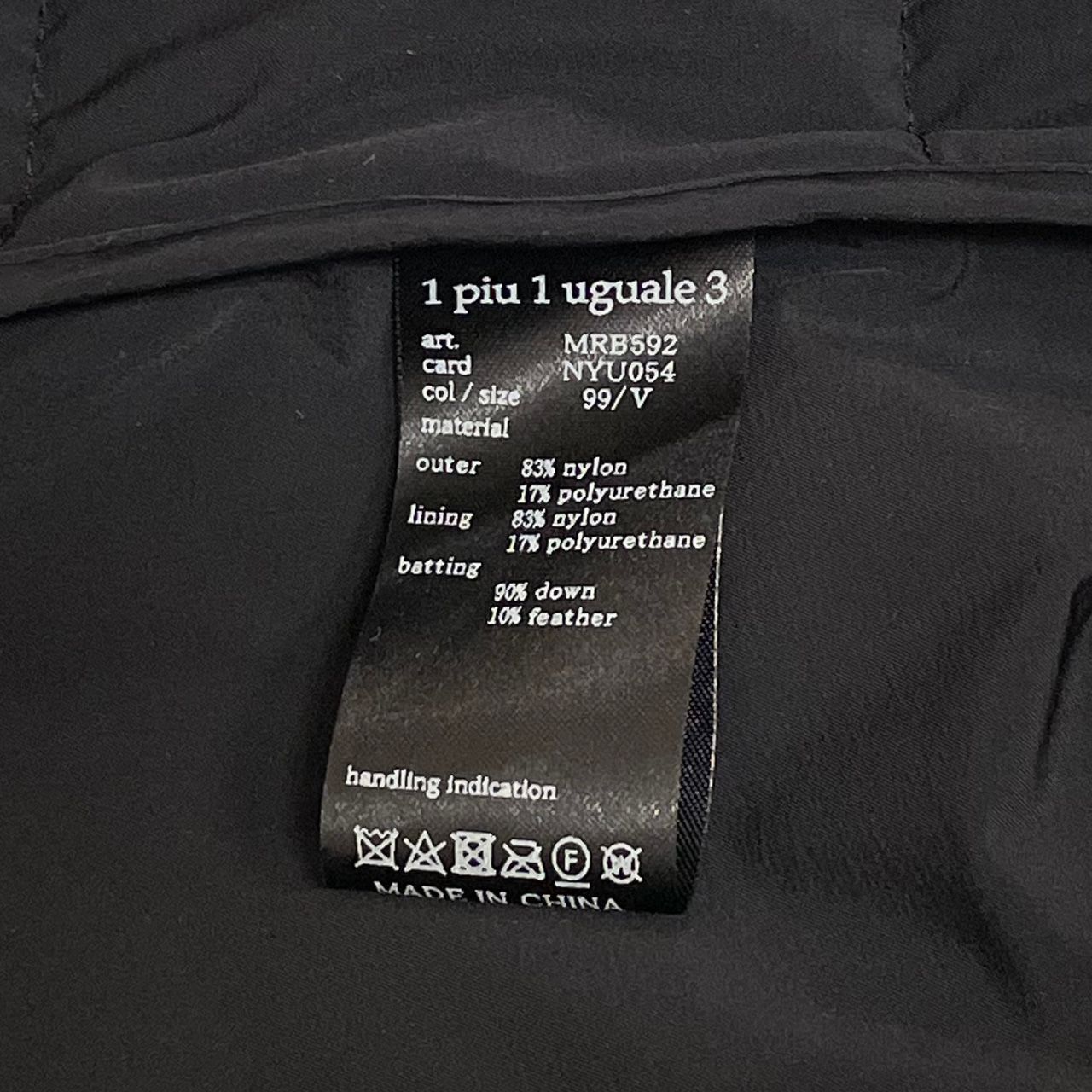 定価93500円 未使用品 1PIU1UGUALE3 4WAY スタンドカラー ダウン