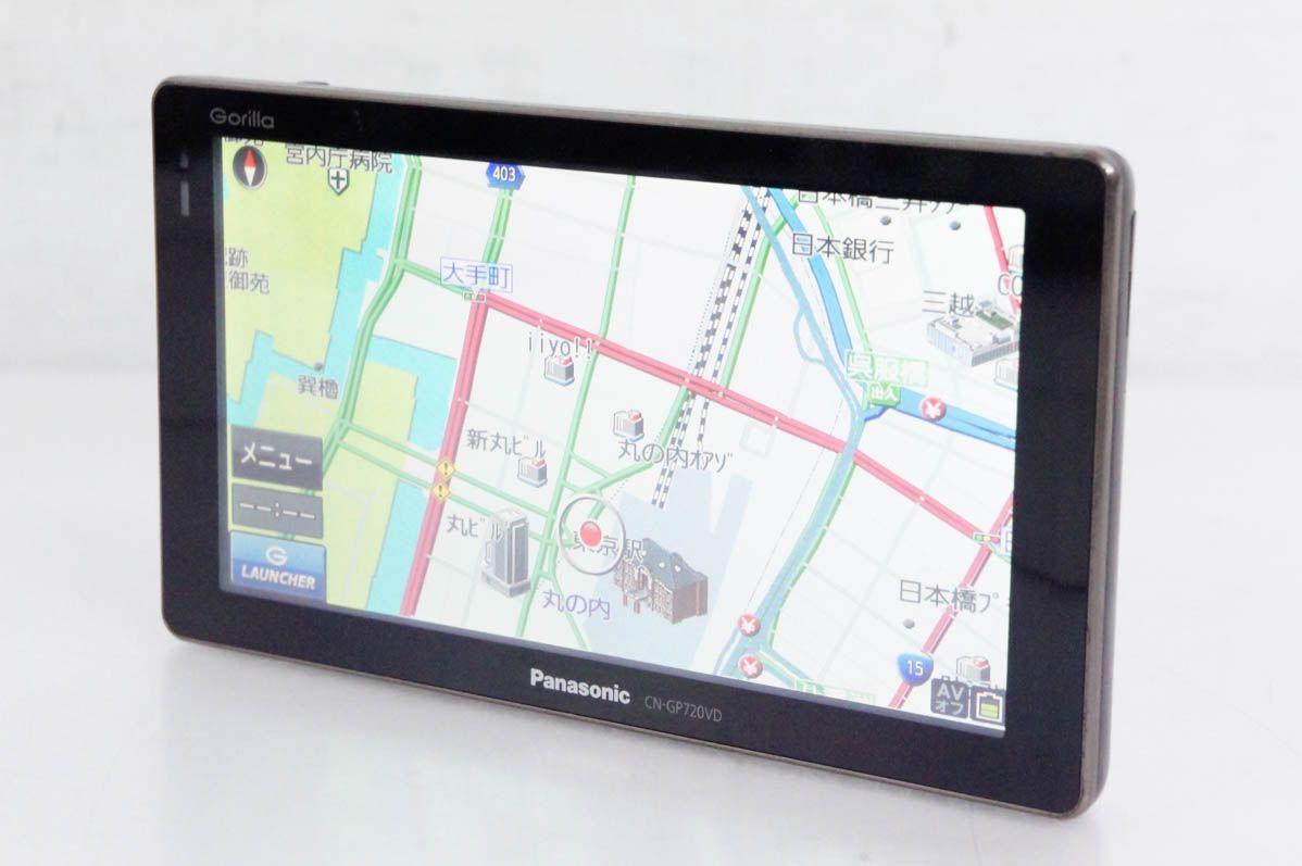 中古】Panasonicパナソニック 7V型 SSDポータブルカーナビゲーション  
