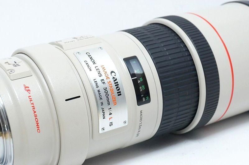手振れ付 白レンズ Canon EF 300mm F4 L IS USM-