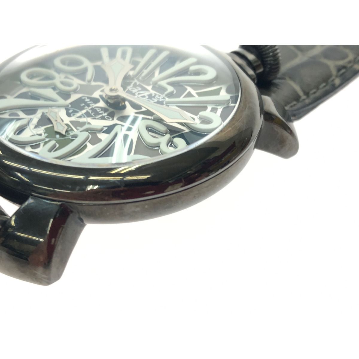 ▽▽GAGA MILANO ガガミラノ メンズ腕時計 手巻き MANUALE 48 