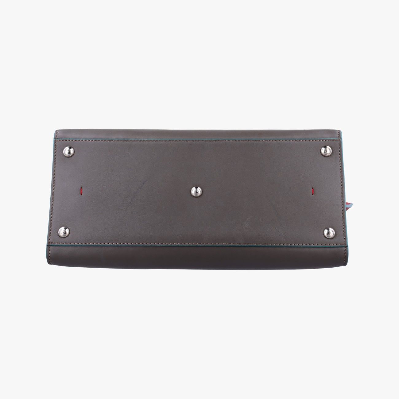 フェンディFendiトロワジュール グレー×レッド×ブルー レザー 8BH279 8BH279-5R4 169-8762 DECORATOM_COM_BR