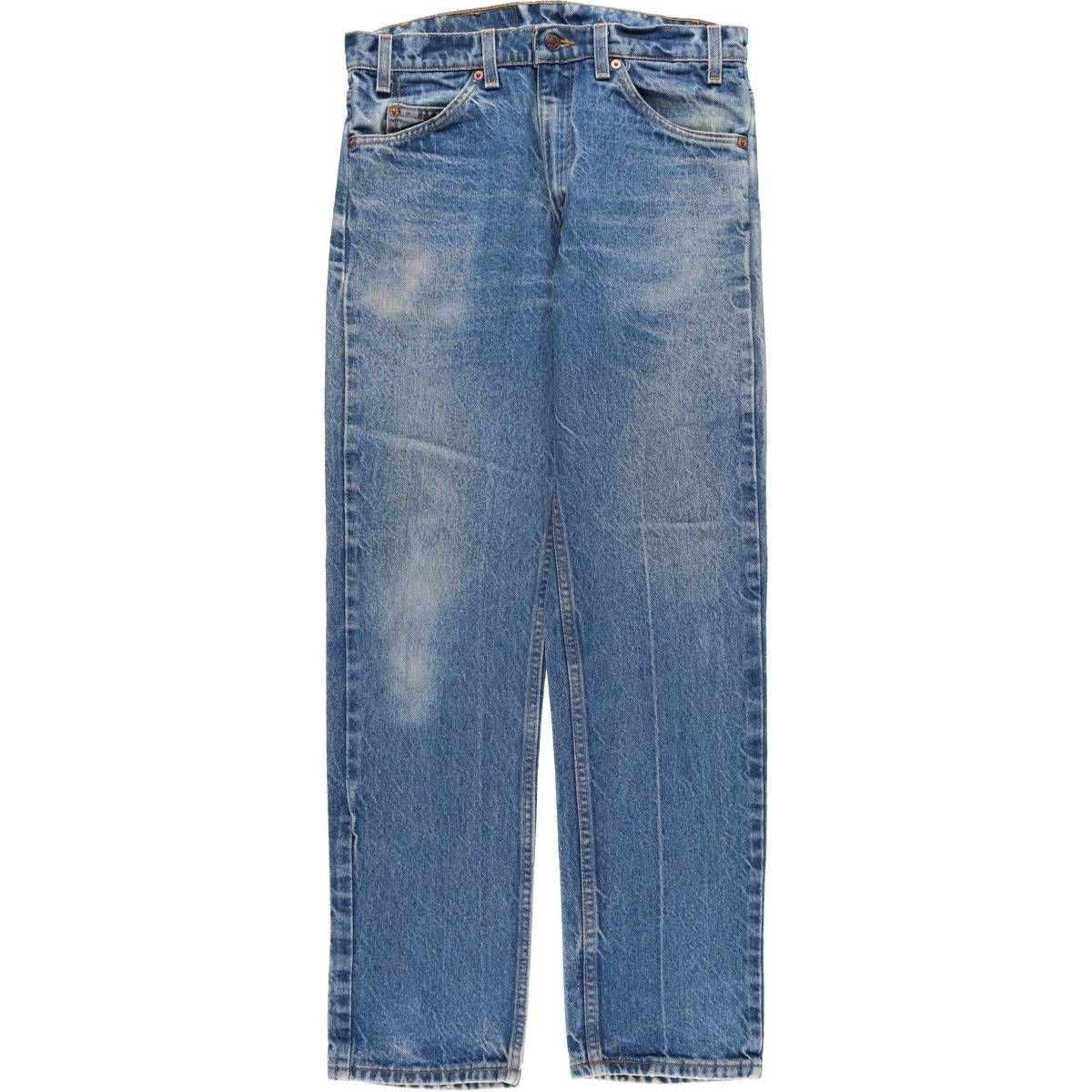 古着 リーバイス Levi s 505 REGULAR FIT STRAIGHT LEG オレンジタブ テーパードデニムパンツ メンズw32相当 ヴィンテージ|eaa585646