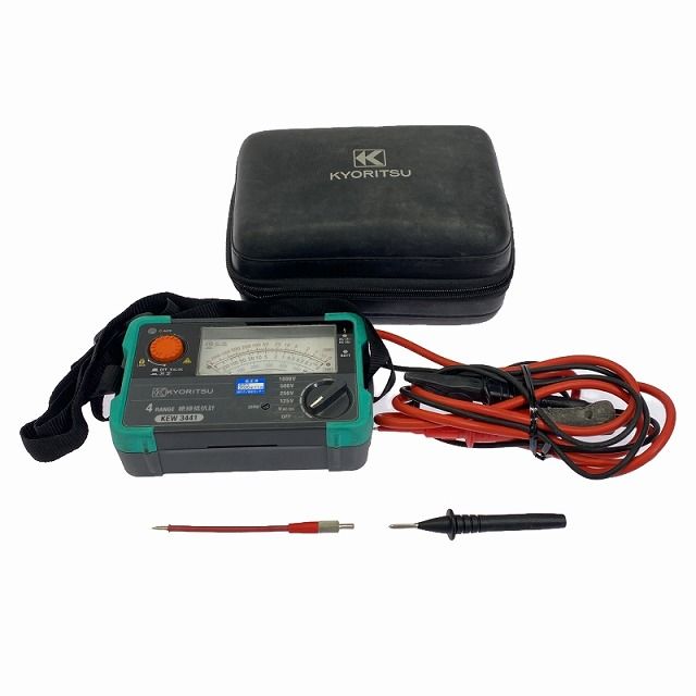 ☆中古品☆KYORITSU 共立電気計器 絶縁抵抗計 KEW 3441 4レンジ 