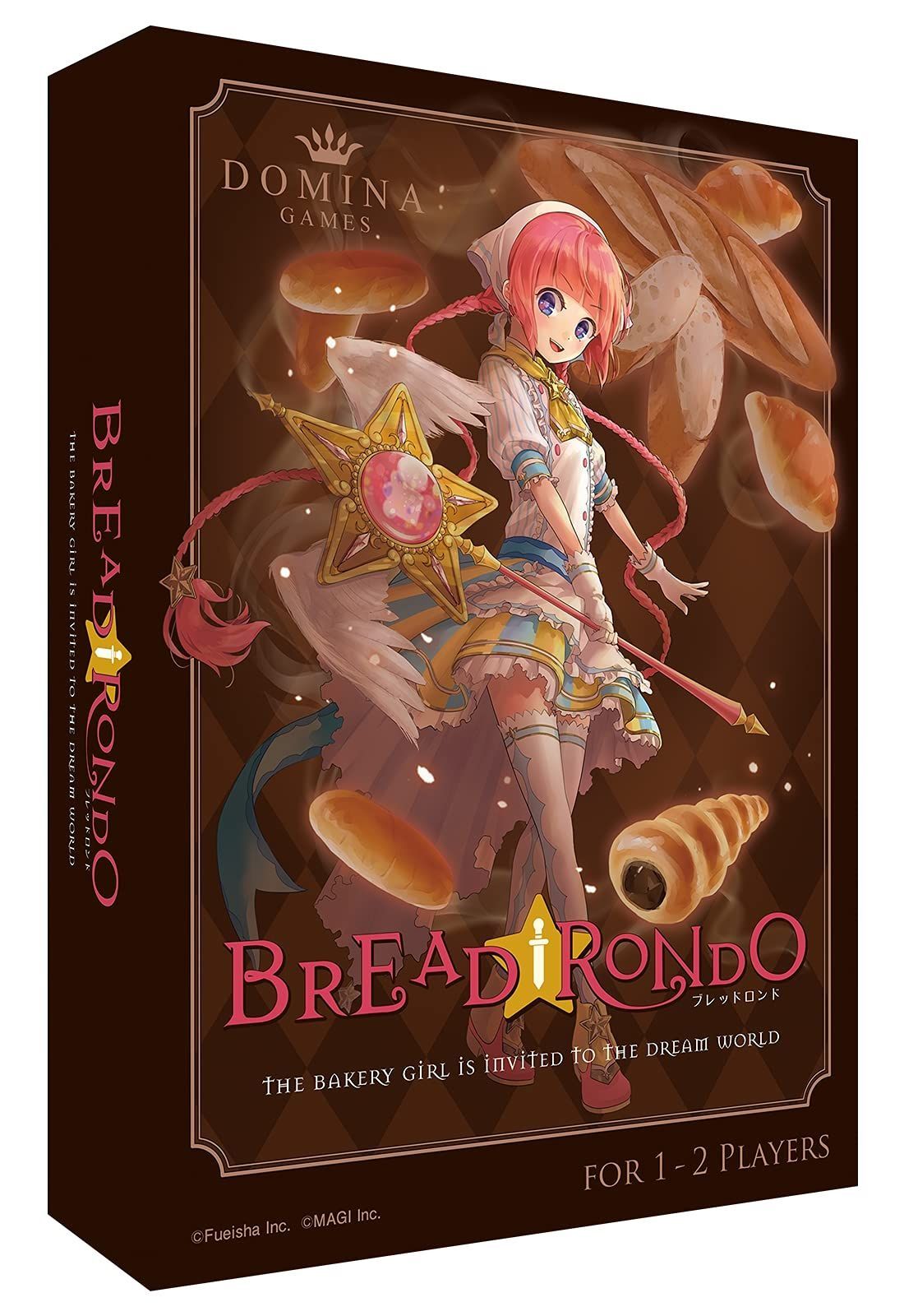 Rondo Domina Games (1-2人用 Bread Blade 10-20分 : 8才以上 ボードゲーム Night - 1-2人用 魔法少女がパンを焼きまくりながら剣と魔法で呪いに立ち向かう「Bread 新品未開封 PLAYERS