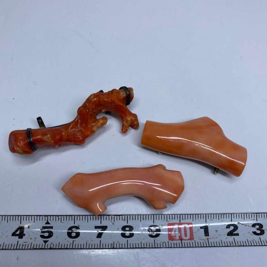 本赤珊瑚 帯留3点 36g トヒチ 東さ6-1008 2F